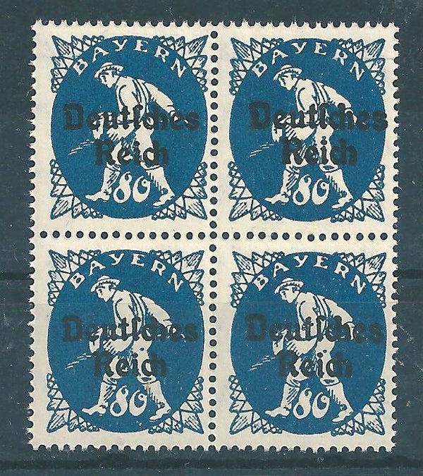 MiNr. 128 postfrischer ** Viererblock