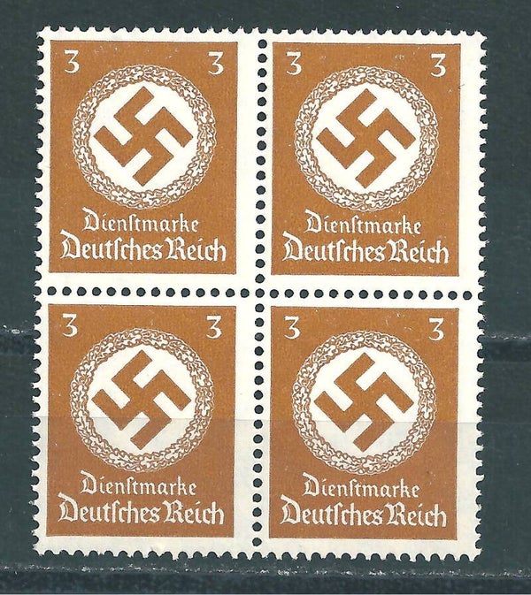 MiNr. D 132 postfrisch ** Viererblock