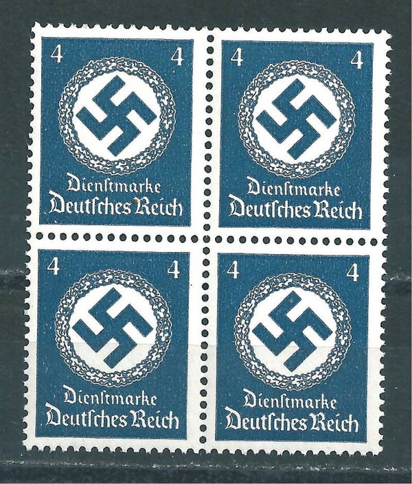 MiNr. D 133 postfrisch ** Viererblock