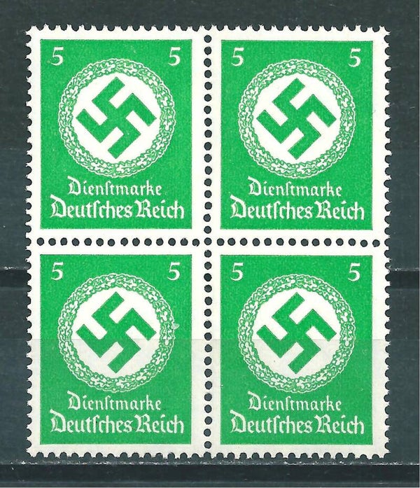 MiNr. D 134 postfrisch ** Viererblock