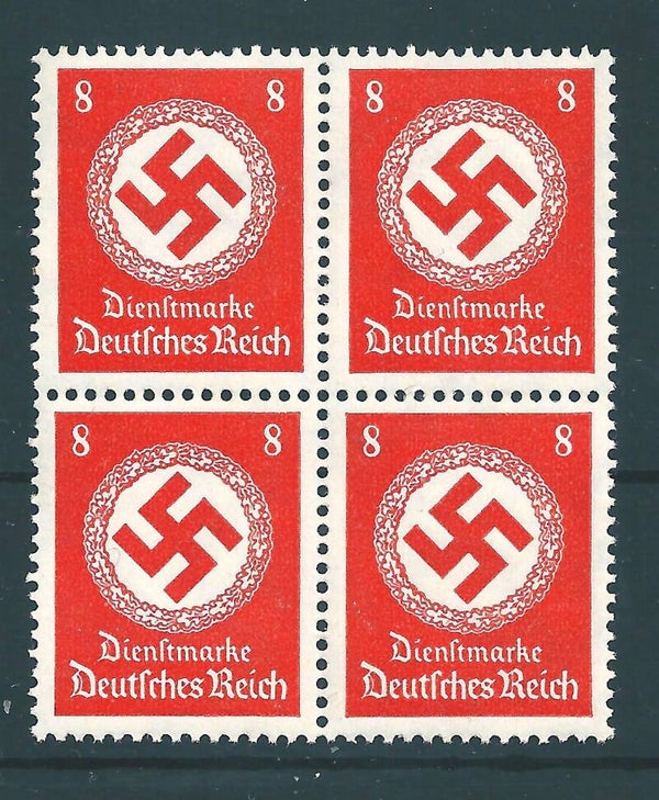 MiNr. D 136 postfrisch ** Viererblock