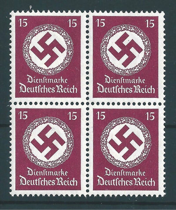 MiNr. D 139 postfrisch ** Viererblock