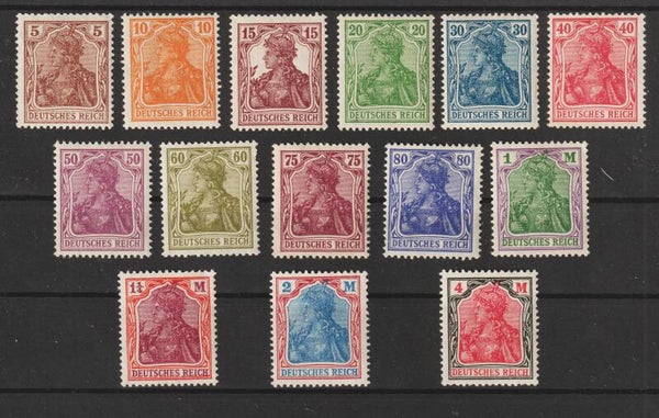 MiNr. 140-153 postfrisch **
