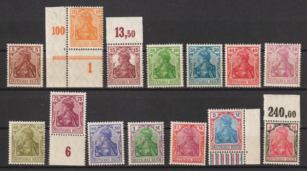 MiNr. 140-153 postfrisch