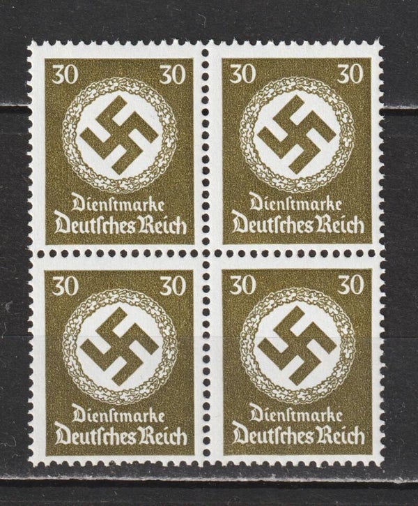 MiNr. D 141 postfrisch ** Viererblock