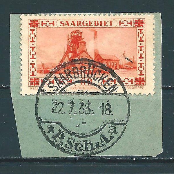 Saar MiNr. 143 Vollstempel (0464)