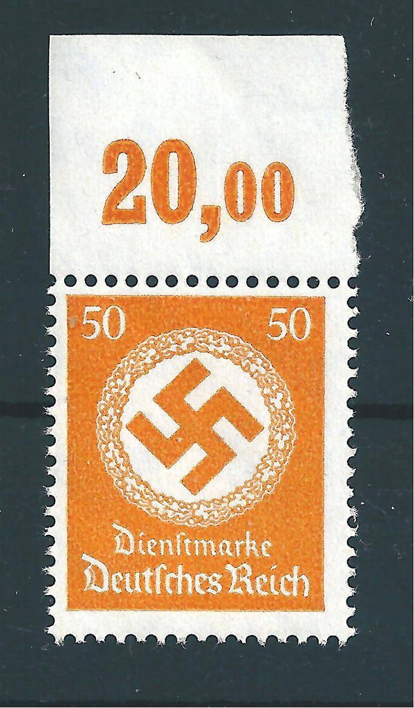 MiNr. D 143 postfrisch ** Oberrand ndgz