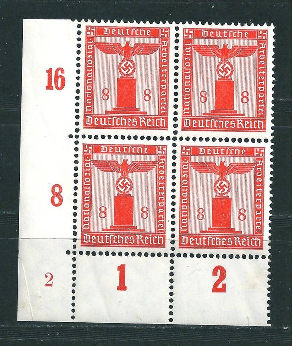 MiNr. D 149 postfrische ** Bogenecke, Formnummer 2