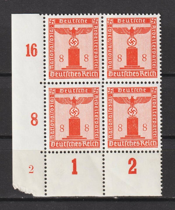 MiNr. D 149 postfrische ** Bogenecke, Formnummer 2