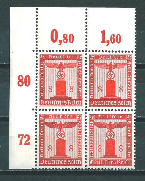 MiNr. D 149 postfrische ** Bogenecke