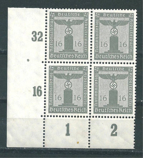 MiNr. D 151 postfrische ** Bogenecke