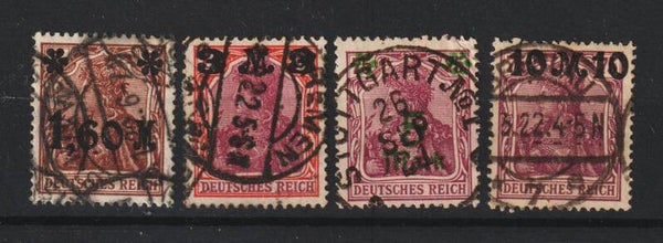 MiNr. 154-157 gestempelt  (as2021)