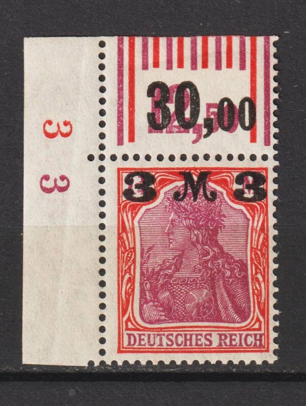 MiNr. 155 II Oberrand Bogenecke postfrisch