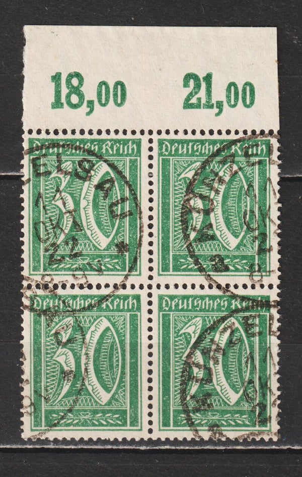 MiNr. 162 Oberrand gestempelt  (0407)