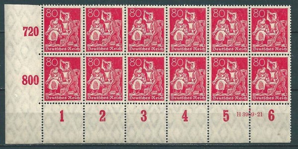 MiNr. 166 HAN H 3969.21 postfrische Bogenecke