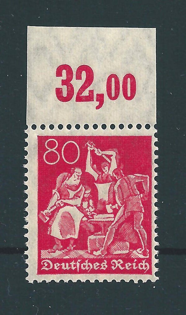 MiNr. 166 Oberrand postfrisch **
