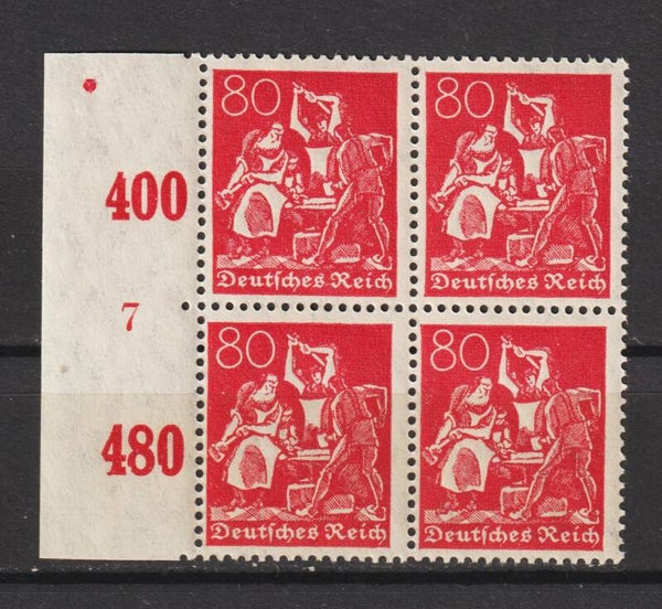 MiNr. 166 postfrisch, Formnummer 7