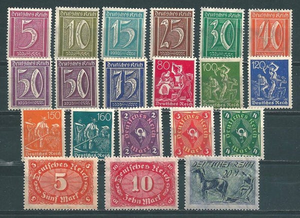 MiNr. 177-196 postfrisch **