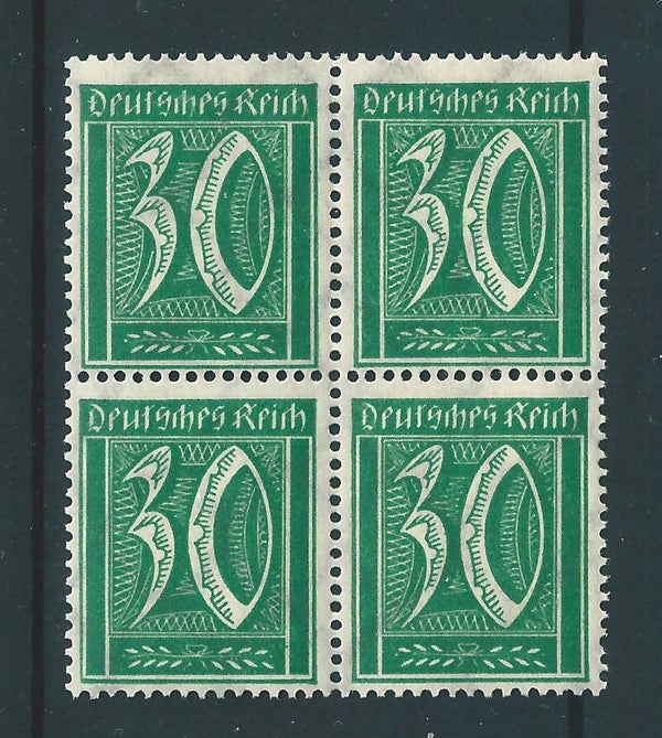 MiNr. 181 postfrisch ** Viererblock
