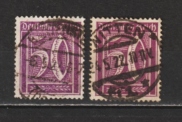 MiNr. 183 a, b gestempelt  (0406)