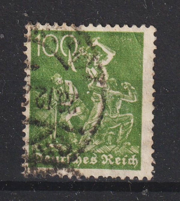 MiNr. 187 c gestempelt, geprüft
