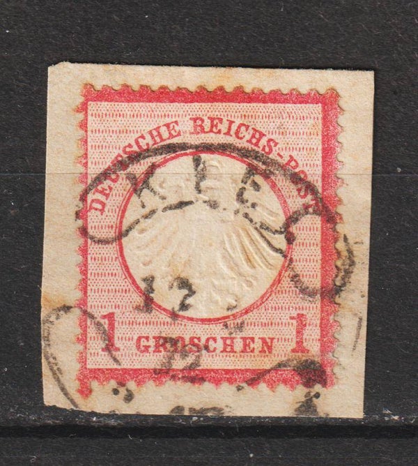 MiNr. 19 gestempelt, Plattenfehler