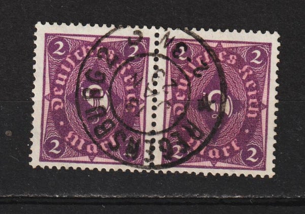 MiNr. 191 I gestempelt, geprüftes Paar