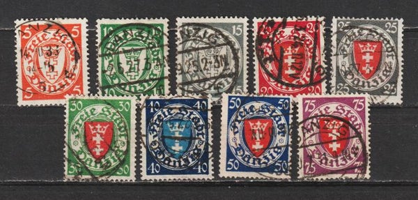 MiNr. 193-201 gestempelt