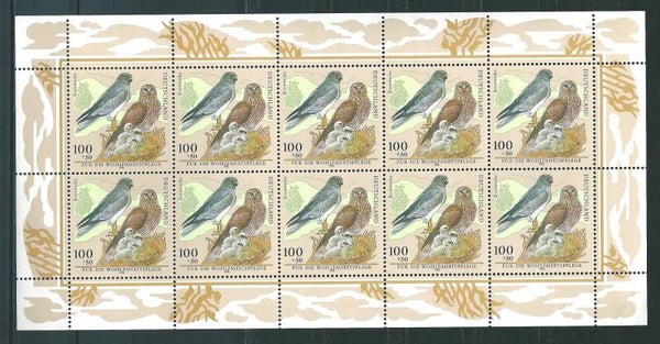 MiNr. 2015-2019 postfrisch ** 10er Bogen, Kleinbogen