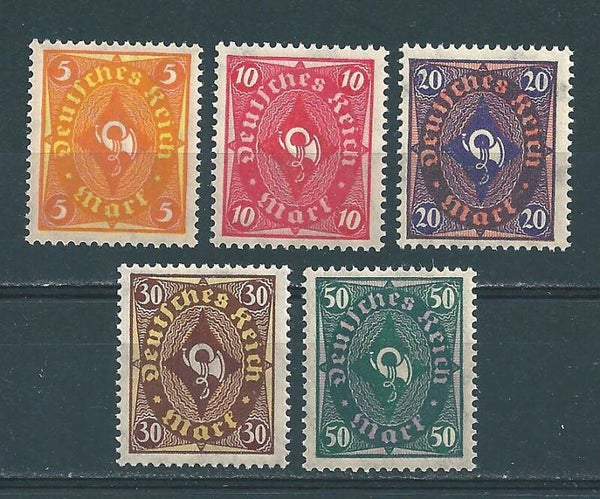 MiNr. 205-209 postfrisch **