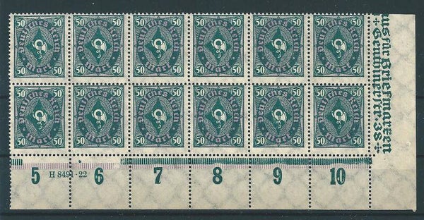 MiNr. 209 HAN H 8491.22 postfrisch **, Bogenecke