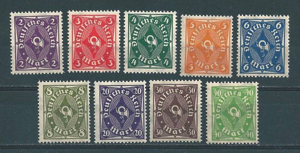 MiNr. 224-232 postfrisch **