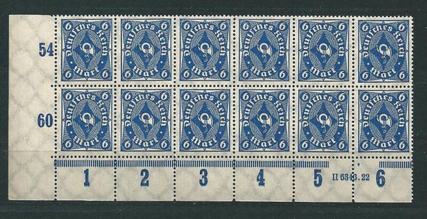 MiNr. 228 HAN H 6346.22 postfrische Bogenecke