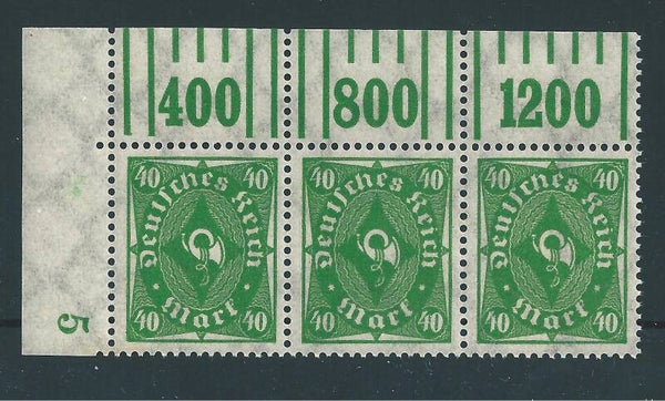 MiNr. 232 W ** Oberrand Bogenecke