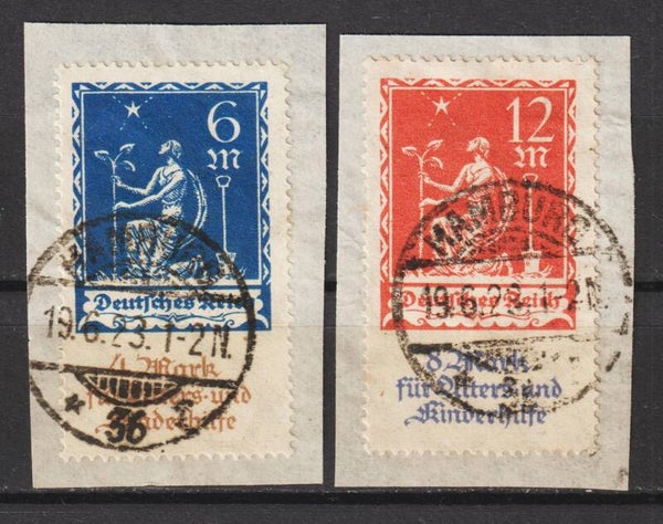 MiNr. 233-234 gestempelt