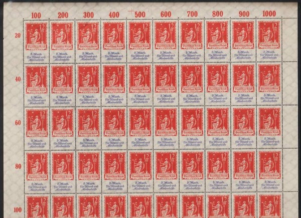 MiNr. 234 postfrischer ** Bogen