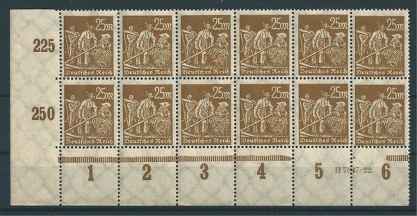 MiNr. 242 HAN H 7847.22 postfrische ** Bogenecke