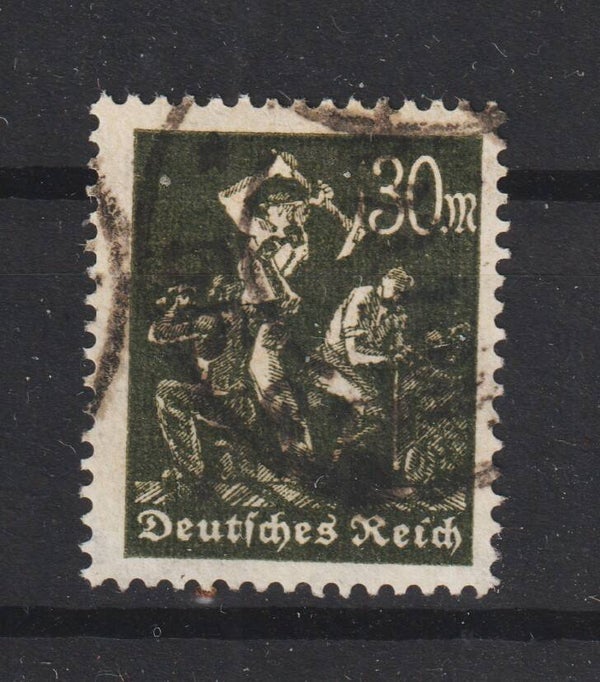 MiNr. 243 b gestempelt, geprüft