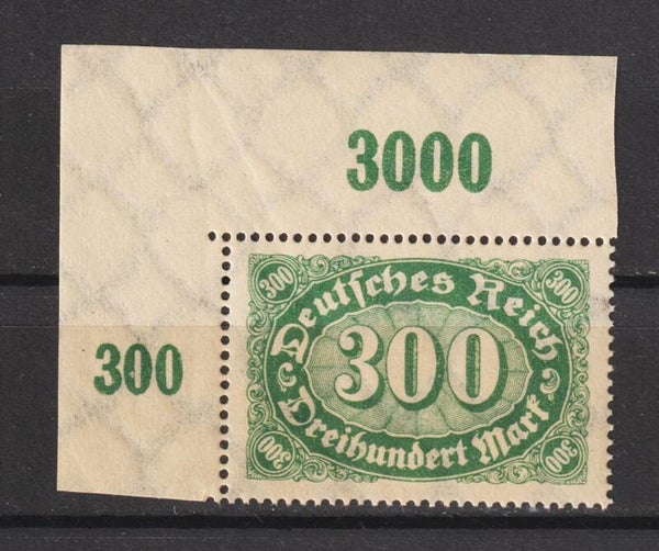 MiNr. 249 Oberrand Bogenecke postfrisch ** (Kopie)