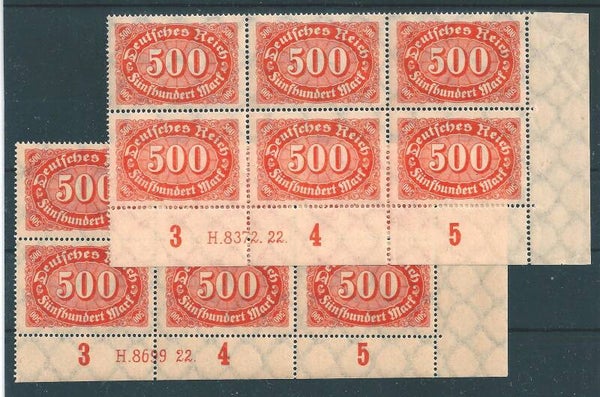 MiNr. 251 HAN H 8372.22 + H 8699.22 postfrisch **