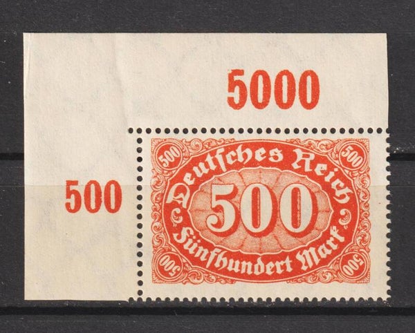 MiNr. 251 postfrisch ** Oberrand Bogenecke