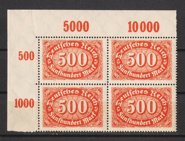 MiNr. 251 postfrisch ** Oberrand Bogenecke