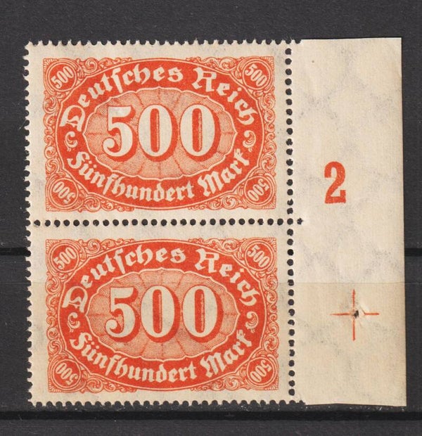 MiNr. 251 postfrisch ** FN 2 + Passerkreuz