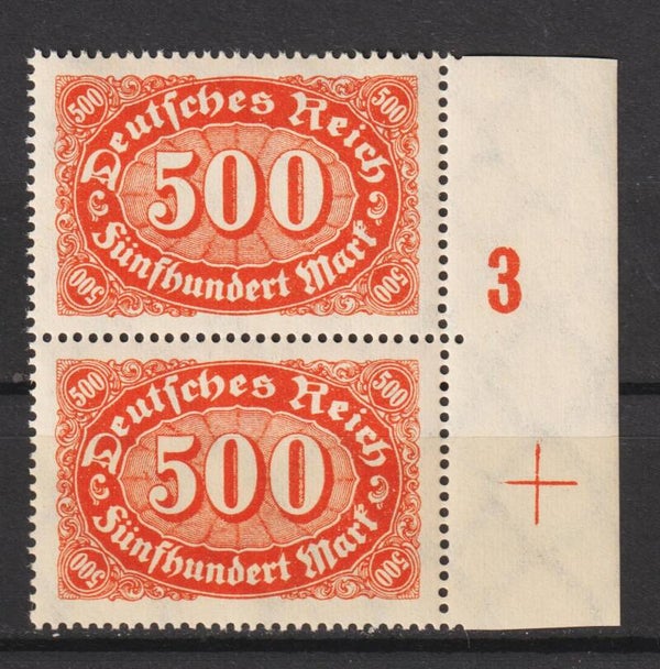 MiNr. 251 postfrisch ** FN 3 + Passerkreuz