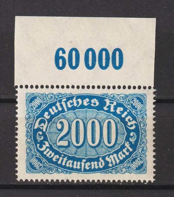 MiNr. 252 a postfrisch ** Oberrand