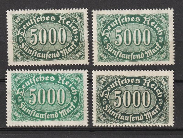 MiNr. 256 a-d postfrisch ** geprüft