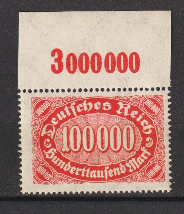 MiNr. 257 Oberrand postfrisch **