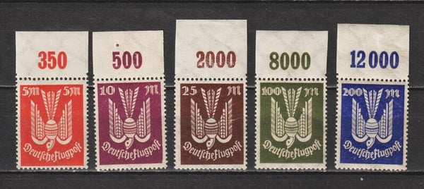 MiNr. 263-267 postfrischer ** Oberrand Satz