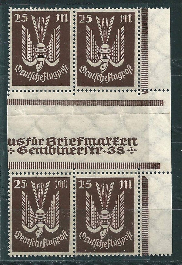 MiNr. 265 Zwischensteg postfrisch im Paar