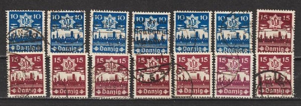 MiNr. 267-268 gestempelt